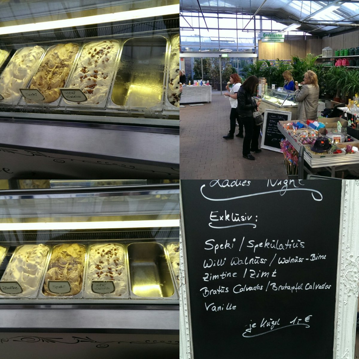 EiscafeSenatore's tweet photo. Trefft #Mama Senatore und unser #Winter #Eis auf der Ladies #Night @ #Oberhausen beim GartenCenter Dobirr Blotz 😋😋 https://t.co/PBqmX7VRl0