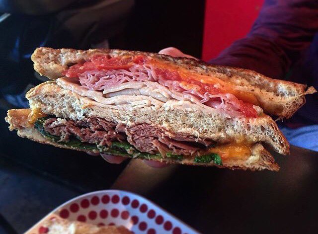 Happy #NationalSandwichDay @PomPomsTH! I love you from my head tomatoes. 🍅❤️ 📸: <a href="/CallMeATay/">Yael</a>