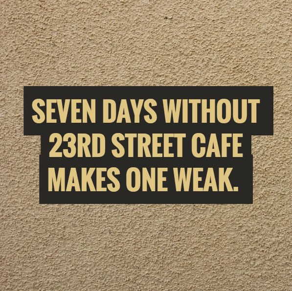 23rdStCafeLA's tweet photo. We've tested this, and it appears to be accurate. https://t.co/7R1ICSEnP2