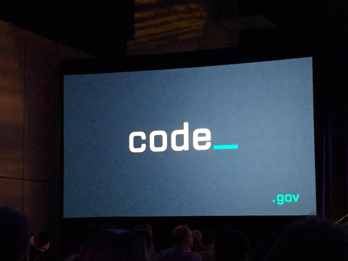 @tonyscottcio & @AlvandSalehi from the White House announce the launch of code.gov - we were here! #cfasummit @HeinzCollege