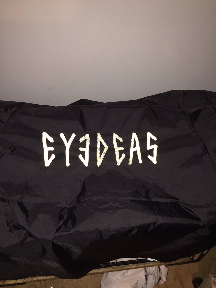 EYEDEASCLOTHING's tweet photo. made 3 of these black on black reflective jackets, 1 medium, 1 large, &amp; 1 extra large. https://t.co/qILjIlT0wz