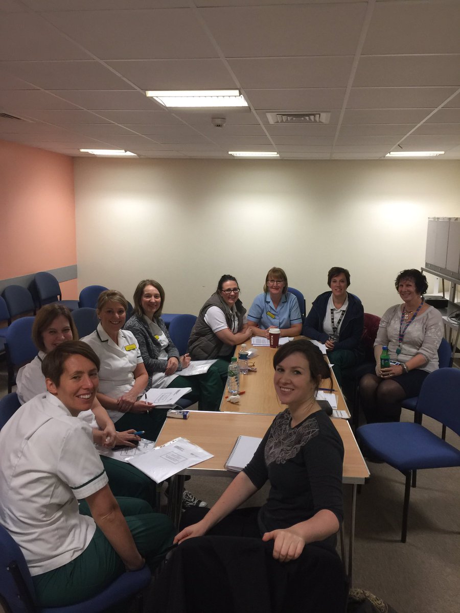 UHDB_PLSU's tweet photo. Touching base with the wonderful UoD OTstudents on placement withus @DerbyHospitals &amp;our Educators enjoying an Update session from @DerbyOT https://t.co/xm9KVCQieT