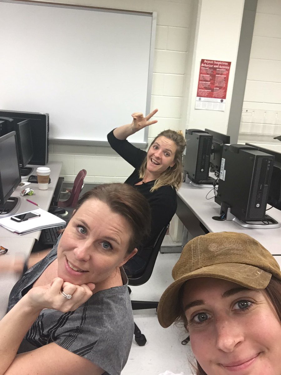 RobotJess3's tweet photo. Mobile tweetin' from Education 6100!  #armstrongatlantic #educ3161 @StanfordWindy @cfreds2 https://t.co/Bk0a77Tt12