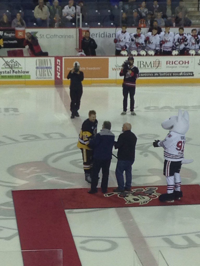 Peggy Chapman (@peggychapman16) on Twitter photo .<a href="/BulldogsOHL/">Brantford Bulldogs</a> #24 <a href="/57walters/">Connor Walters</a> being celebrated at tonight's <a href="/OHLIceDogs/">Niagara IceDogs</a> game with <a href="/Welland/">City of Welland</a> Mayor! #homeboy #OursNow! 😜 .<a href="/BulldogsOHL/">Brantford Bulldogs</a> #24 <a href="/57walters/">Connor Walters</a> being celebrated at tonight's <a href="/OHLIceDogs/">Niagara IceDogs</a> game with <a href="/Welland/">City of Welland</a> Mayor! #homeboy #OursNow! 😜