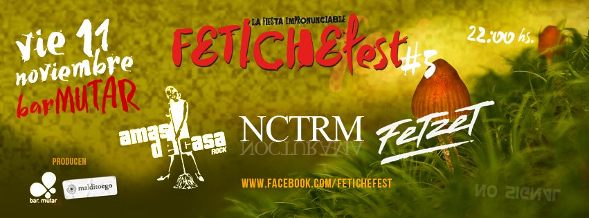 NadiaLagoSaez's tweet photo. Viernes 11 no te pierdas la #FeticheFest!!!! #Amas #Fetzet y #Nocturama fiesta total en #Avellaneda !!! https://t.co/EQ0A88eCU0