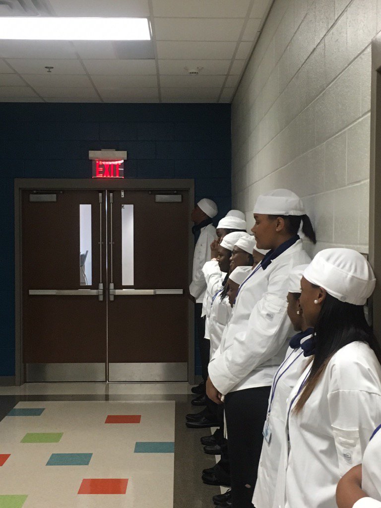 Culinary uniform check. These kids are industry ready! #FSCCA