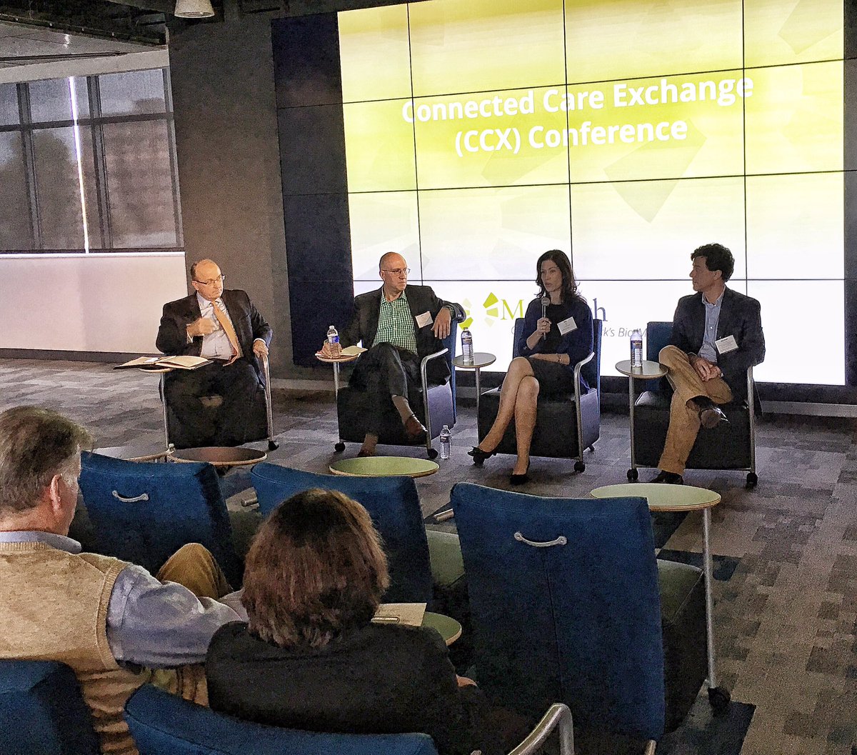 Our CIO Kim Rose talking cyber security in healthcare at the Connected Care Exchange program. #DigitalHealth @MedTechAssoc