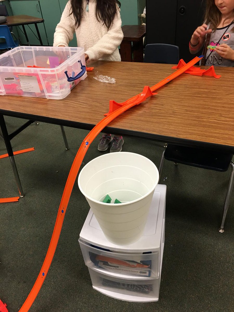 MsRichards12's tweet photo. Using our awesome new hot wheels kits for our force lab! @LiveOakRRISD #Good2beloe https://t.co/1lRmeobDgG