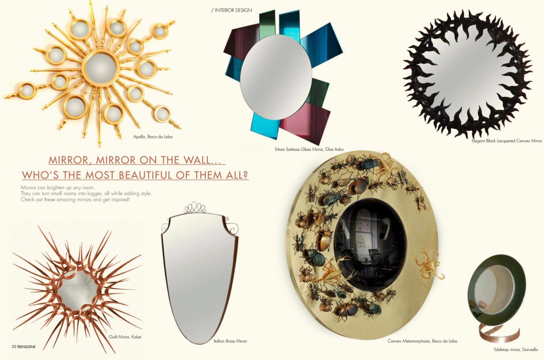 DelightFULLL's tweet photo. Mirror mirror on the wall, who's the most beautiful of them all? Find out https://t.co/fssBWqTtTo @TREND__ZINE
#designmag #designlovers https://t.co/UdLVJpvc0S