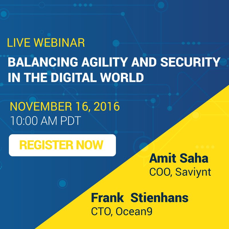 saviynt's tweet photo. Hear leading architectures, @saviynt & #ocean9, on their evolving approaches for Cloud Security. Register here: https://t.co/ot8axBy42U https://t.co/oxKvdYzdg8