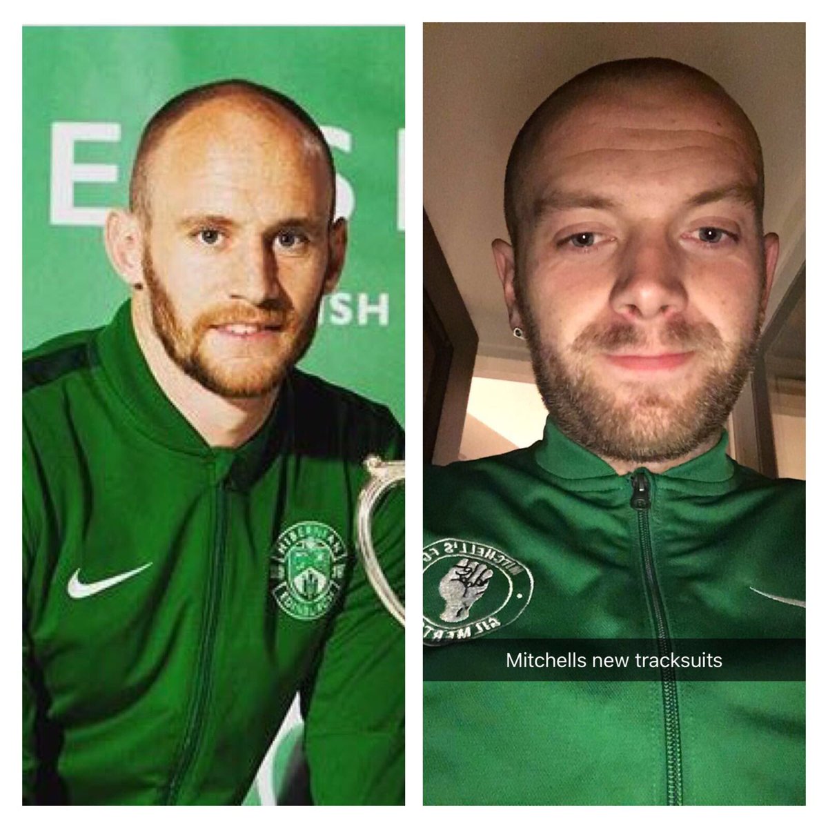 Managed to get Sir David Gray to model our tracksuit!