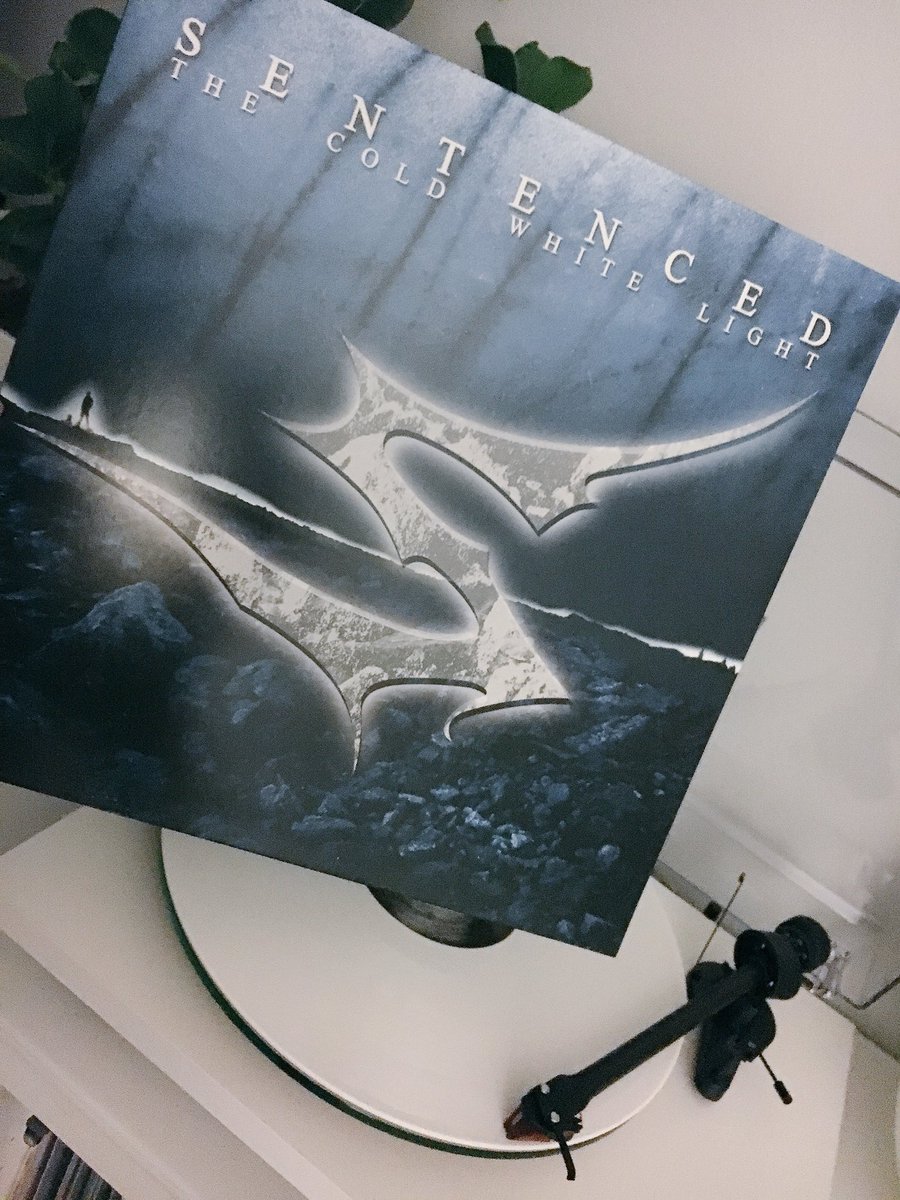 ottoaukusti's tweet photo. It's This time of the year #sentenced #coldwhitelight #NowSpinning on white #vinyl https://t.co/D8U2lEfa7U