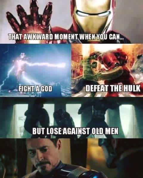 Pretty big age difference, too...

#IronMan #CaptainAmerica