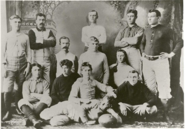 KState's tweet photo. #KStateTBT of K-State's first football teams. The Wildcats first fielded a team in 1893. https://t.co/hb1Q70A0wH