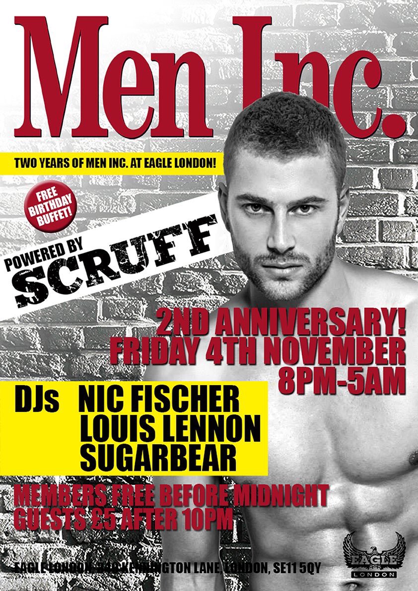DJLouisLennon's tweet photo. Catch me at @MenIncClub this Friday alongside #DJsugarbear & #Nicfischer for 2nd anniversary celebrations :)
@eaglelondon
@scruffapp https://t.co/B3zTSRqpUS