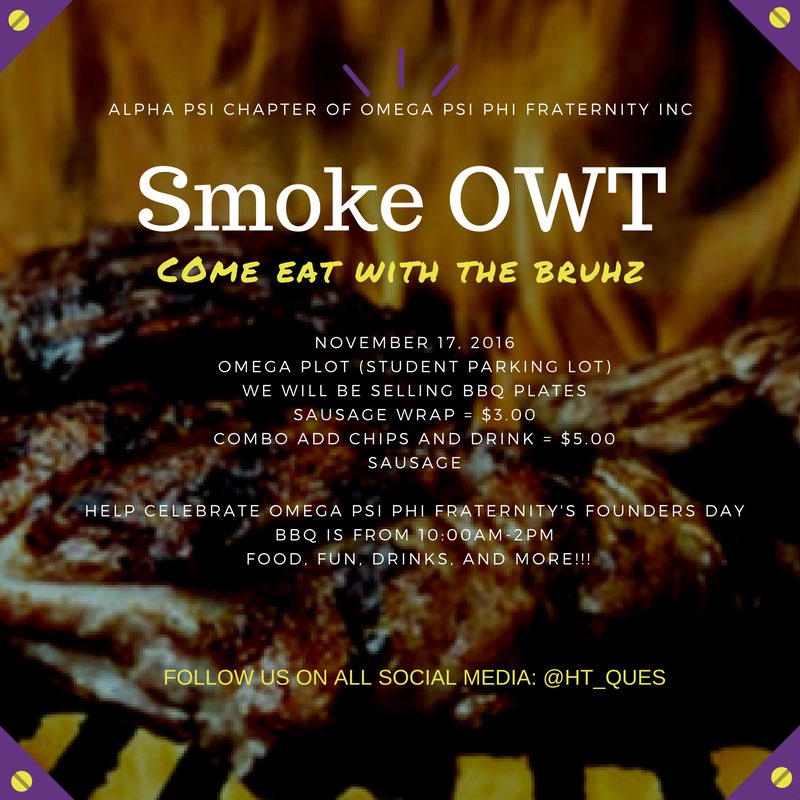Smoke OWT November 17th on the plot!!