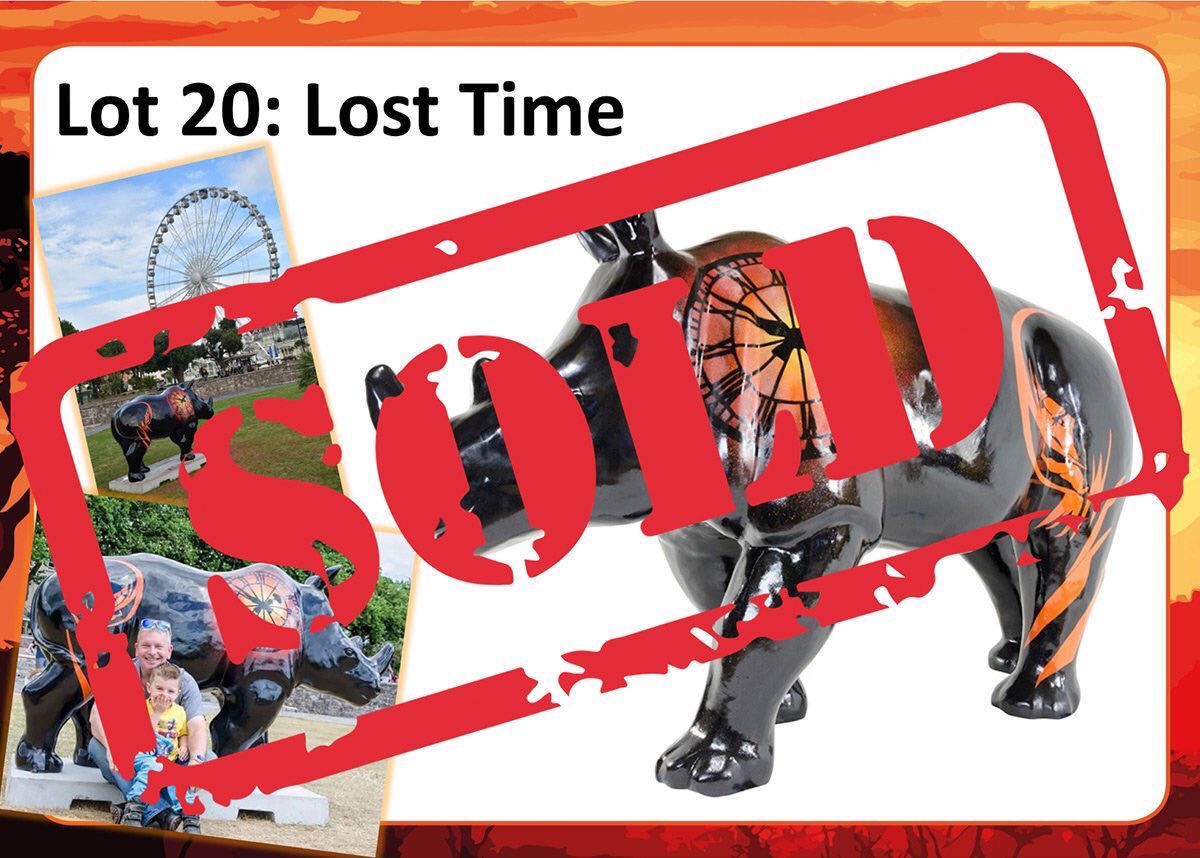 So I am off to a new home. I have just sold for £2,000 at the <a href="/GreatBigRhinos/">Great Big Rhinos</a> auction. Lots of money being raised for #rhinos tonight!