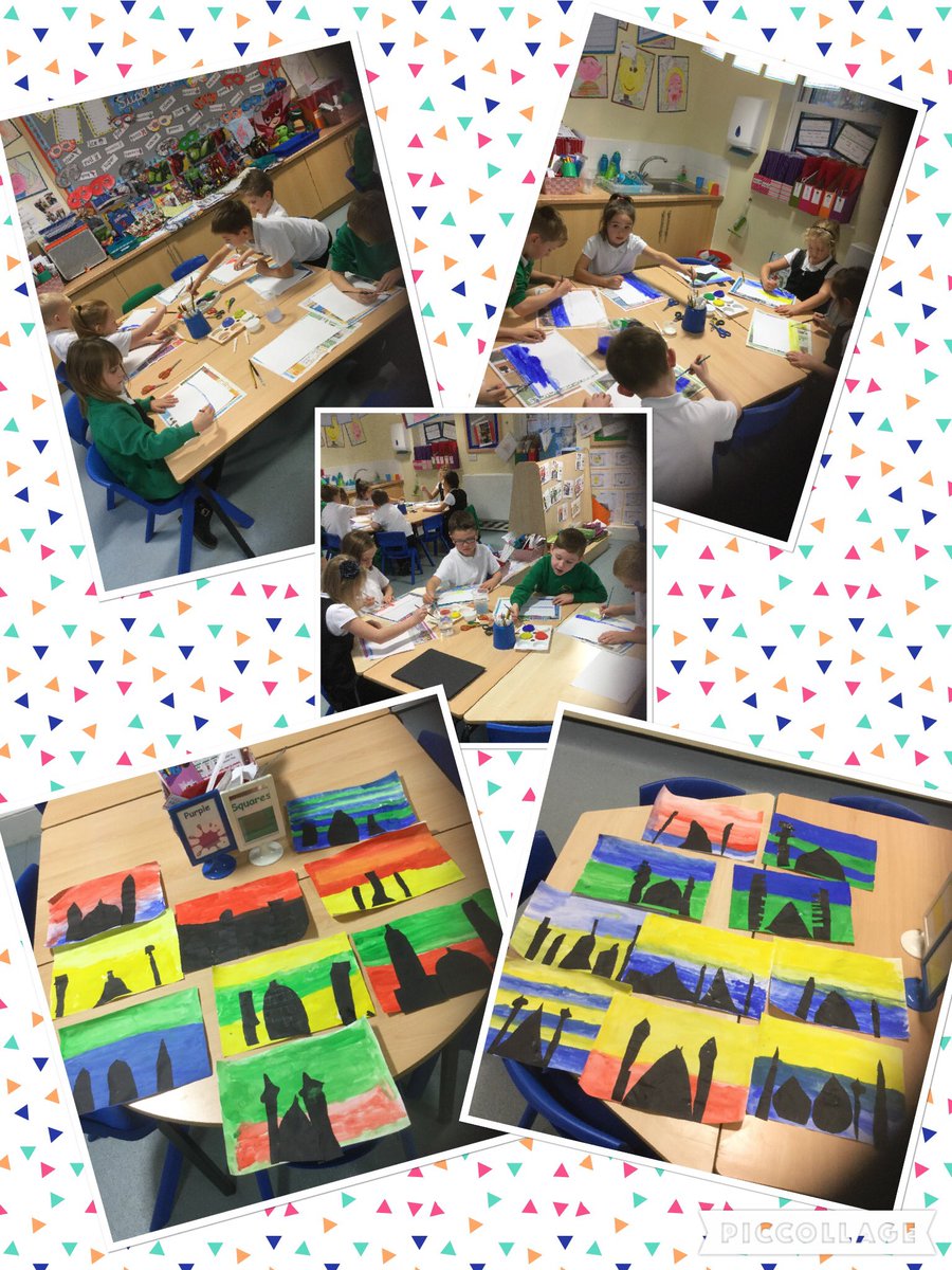 CHPTopaz's tweet photo. @CHPTopaz had a very creative afternoon today linking Art and RE. We created mosque silhouette pictures and clay mosque models...🎨🕌 https://t.co/lkLLPM6pnb