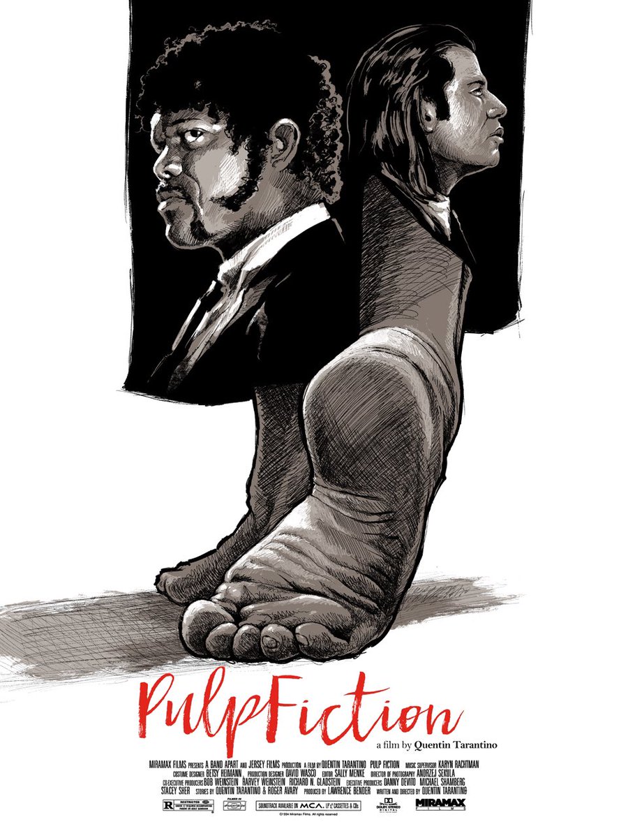 Big kudos to <a href="/jbudich/">jbudich</a> for sending me #1 of his #PulpFiction print.