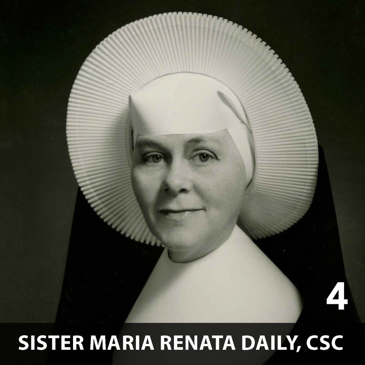 saintmarys's tweet photo. President #4 on Day 4! Sister Maria Renata served Saint Mary's for 4 years during the tumultuous years of the 60s, from 1961-1965 https://t.co/1tgna4Z9d4