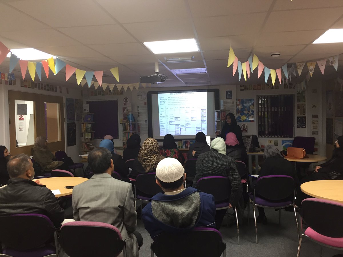ValiKulsum's tweet photo. @PositivelyMAD Big thanks to Shanaz for delivering exam busters with gcse pod workshop to Yr10,11&amp; parents https://t.co/O8YmajbqKr