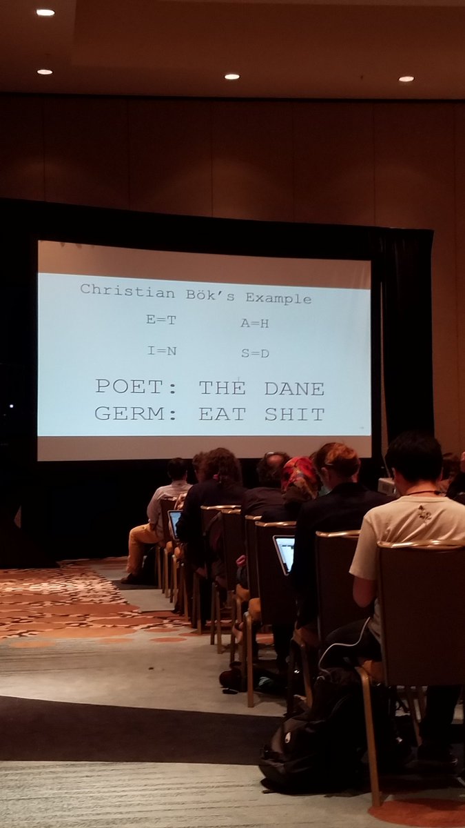 XandaSchofield's tweet image. Cole Peterson shows mutual cyphers can be quite disagreeable. #emnlp2016