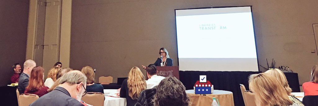 DJZibaZ's tweet image. #CLASwingIntoAction Misty Jones California Library Association president (Nov. 2015 - Nov. 2016) #SDPL director talking about advocating! 👏🏽