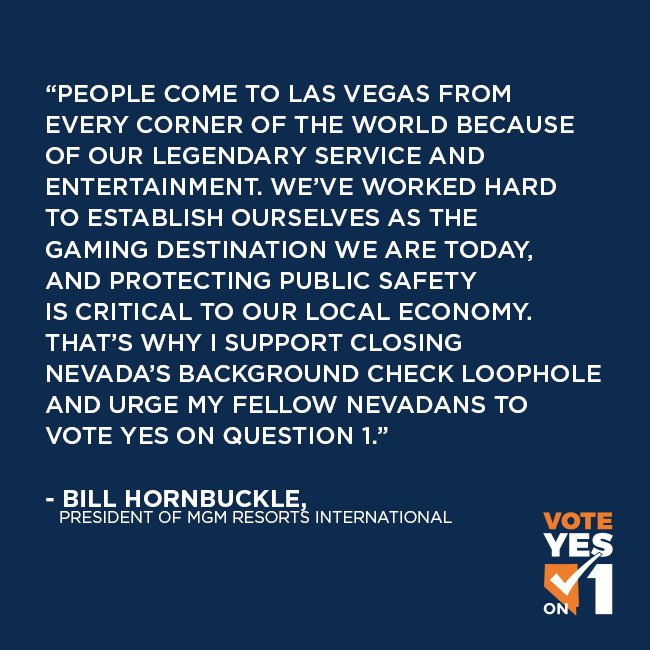 SafeNevada's tweet photo. The gaming community agrees that voting #YESON1 is best for public safety. Take a look at why they are supporting: https://t.co/5RvGWZphRC