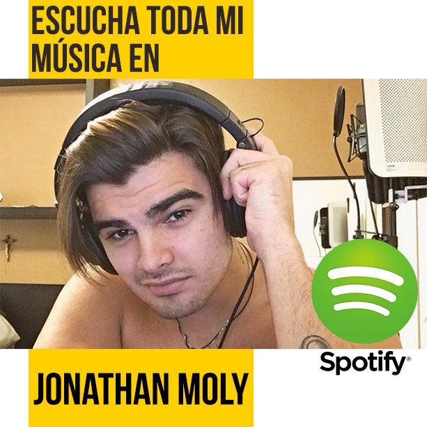 infojonathanm's tweet photo. Escucha toda la música de @JonathanMoly en su perfil de #Spotify https://t.co/hsGFWXvI1i https://t.co/wEx8W7CF6z