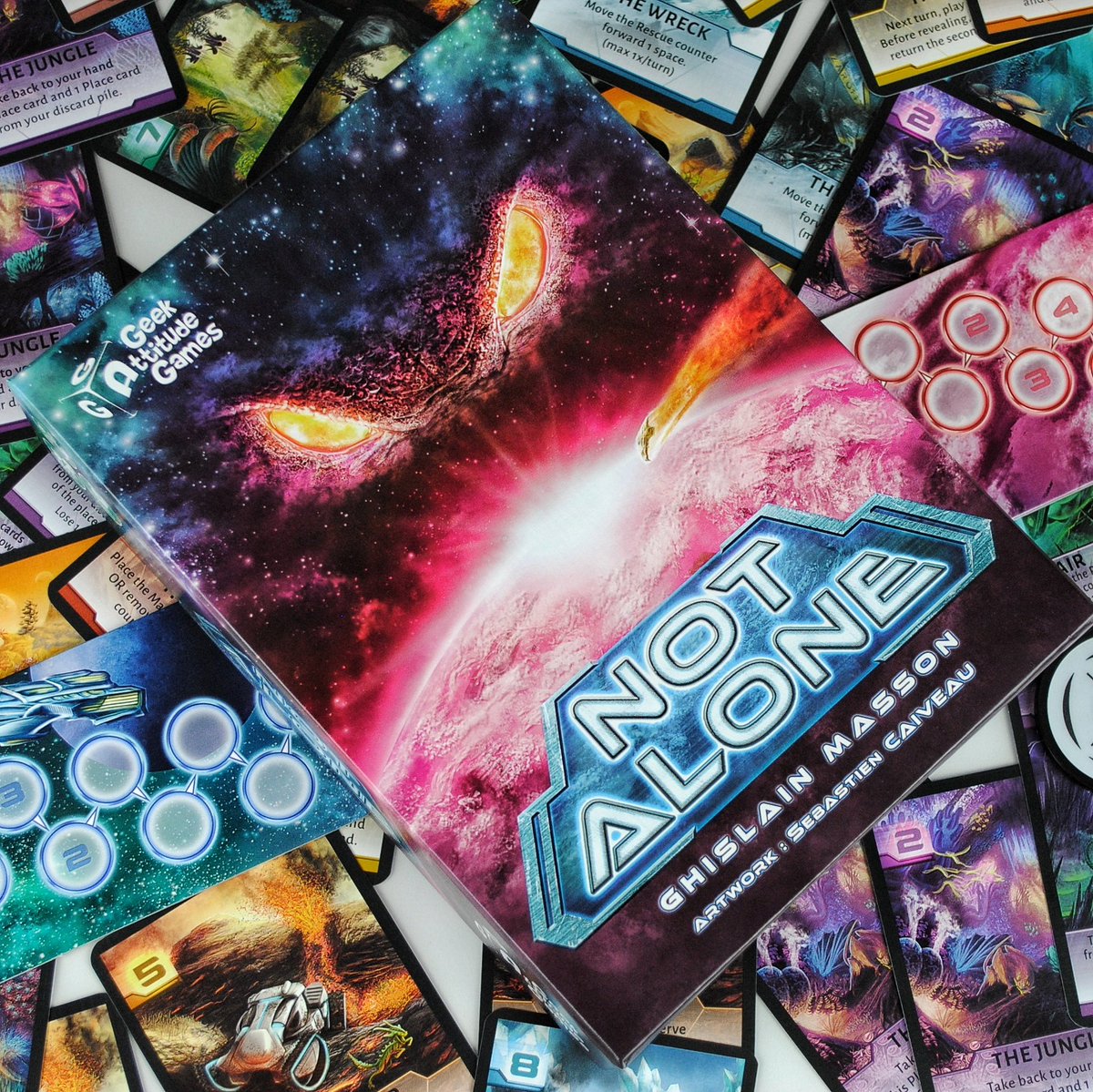 theboardgeek's tweet image. Not alone by Geek Attitude Games (@Essenthegame)