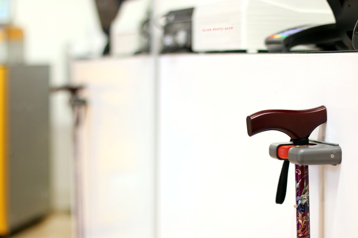 Dropmenot1's tweet photo. @macoiuk We love the look of your fit-outs and wondered if we can supply you with our #Dropmenot cane holders for reception desks, WC's etc https://t.co/SVKSSBCmNh