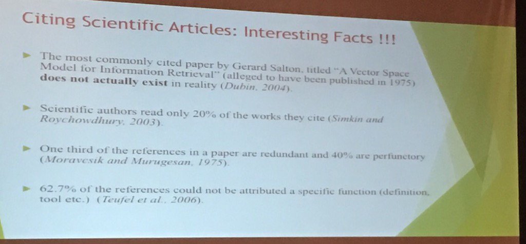 nasrinmmm's tweet image. Hah, interesting facts!they conclude: the citation count is not a correct measure of influence of a paper #emnlp2016