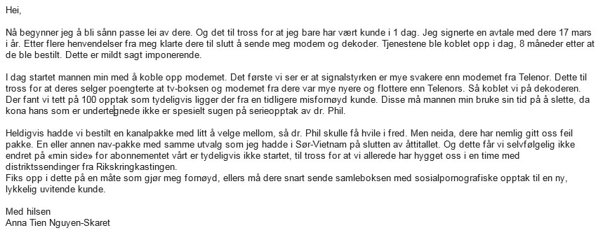 lopeoldemor's tweet photo. Gjør meg fornøyd = Fri bruk ut 2018.
Er det for mye å be om?
#nextgentel https://t.co/SkTol7jE8M