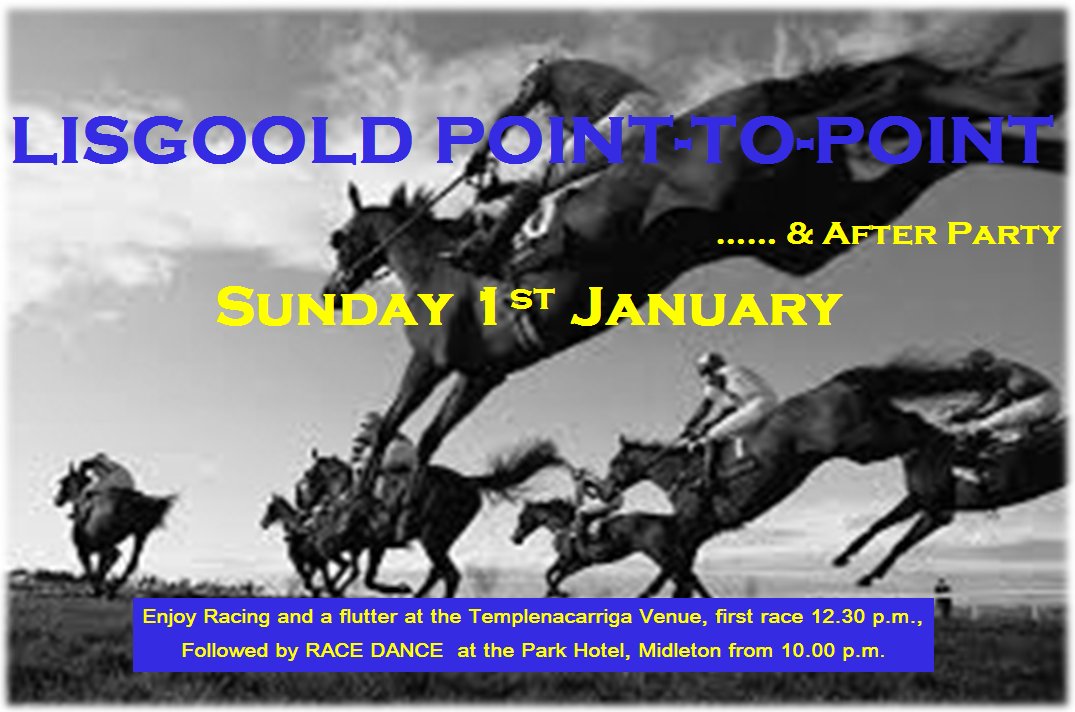 SAVE THE DATE!
Jump into 2017 at <a href="/Lisgooldp2p/">Lisgoold p2p</a>