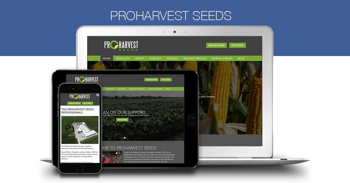 The brand new ProHarvest Seeds site is everything they were looking for: concise and convenient. Check it out: snip.ly/56ozg #web