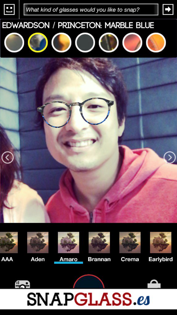 snapglasses's tweet photo. Trying out #Edwardson #Princeton - Marble Blue via #SnapGlasses https://t.co/q97nypJ81j