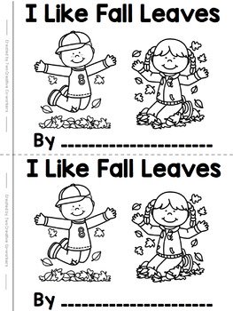 Fall Read &amp; Write High Frequency / Sight Word Mini-book bit.ly/2dzBf9i