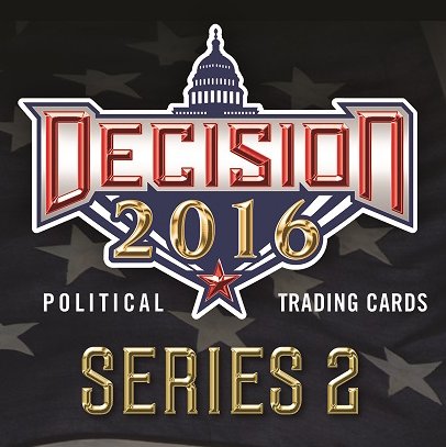 sportscards's tweet photo. Final checklist is up for Decision 2016 Series 2! The politically charged set is shipping now https://t.co/UiIAikJ1MB #collect @rickklein https://t.co/FddmEYfzRL