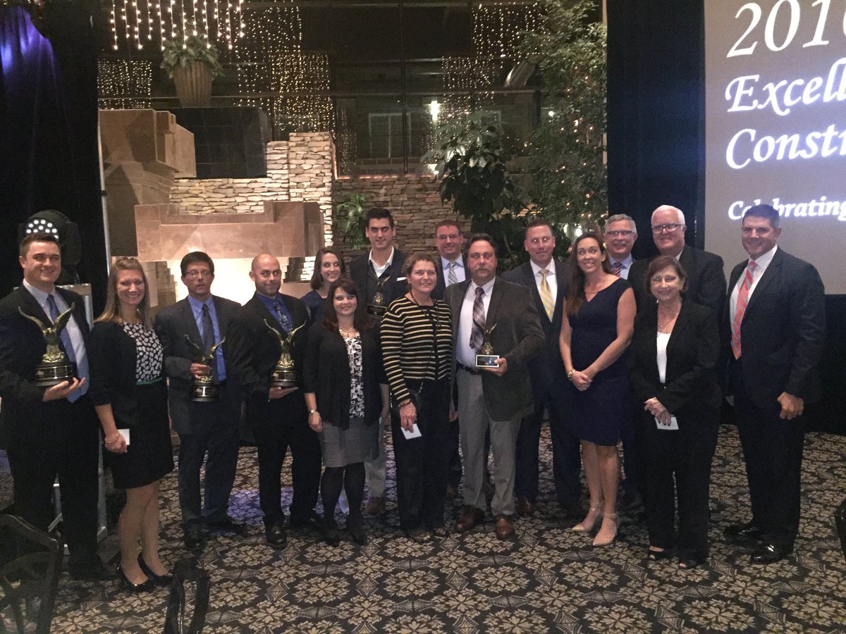 WarfelCC's tweet photo. Last night, our team accepted six awards at the #ABCKeystone Excellence in Construction Gala. Congratulations to everyone on work well done! https://t.co/nrT06O3SYQ