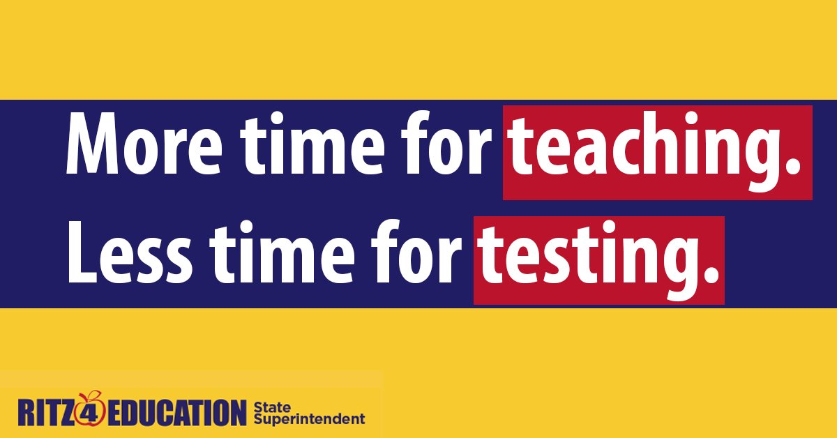 I worked with Ds and Rs to get rid of ISTEP. Let's replace it with a test that WORKS for families. 

glendaritz.com/replacing-iste…