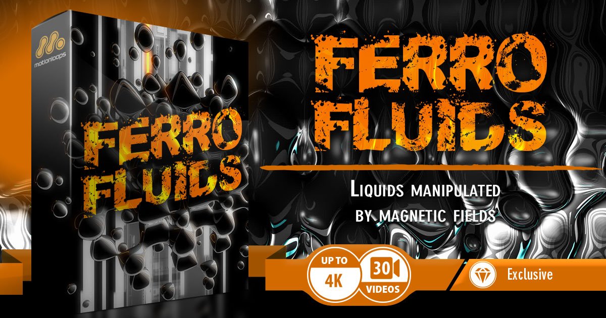 MotionLoops's tweet image. Ferrofluids Visual Collection Announced! motionloops.com/us/en/products…