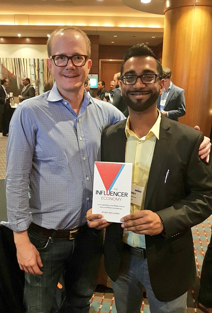 GodfreyJoekumar's tweet image. Got to meet @ryanjwill, auther of @InfluencerEcono book at @TiEConCanada today.
#TiEConCanada
Get "The Influencer Economy" on @amazonbooks.