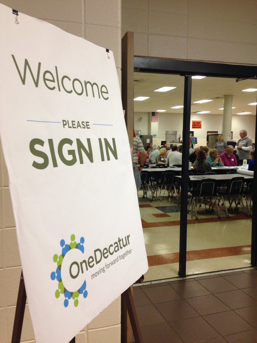 DMCChamber's tweet image. 70+ citizens taking part in the last of four workshops supporting the @OneDecatur initiative. Thx @RIDGEBLACKBEARS for the hospitality.