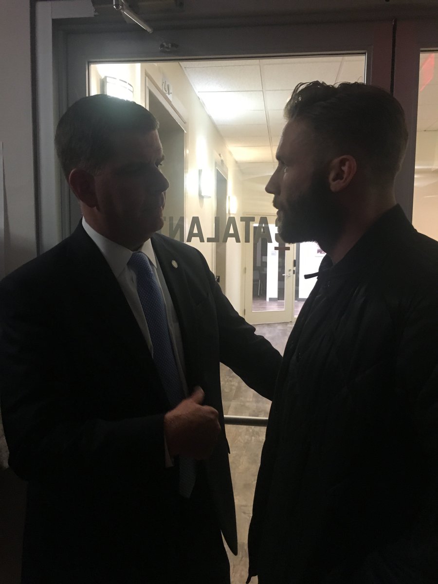 GoCatalant's tweet photo. Awesome night at our office with @marty_walsh and @Edelman11! https://t.co/5d7uiZxWnf