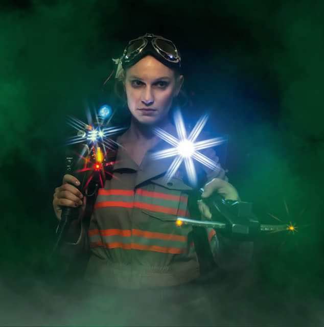 theherostudio's tweet photo. We've seen so many lady busters at conventions and over Halloween, including our own photo shoot. It's been a fantastic revival! @paulfeig https://t.co/3IevXd11ke