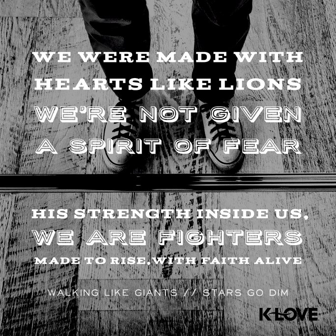 we were not given a spirit of timidity