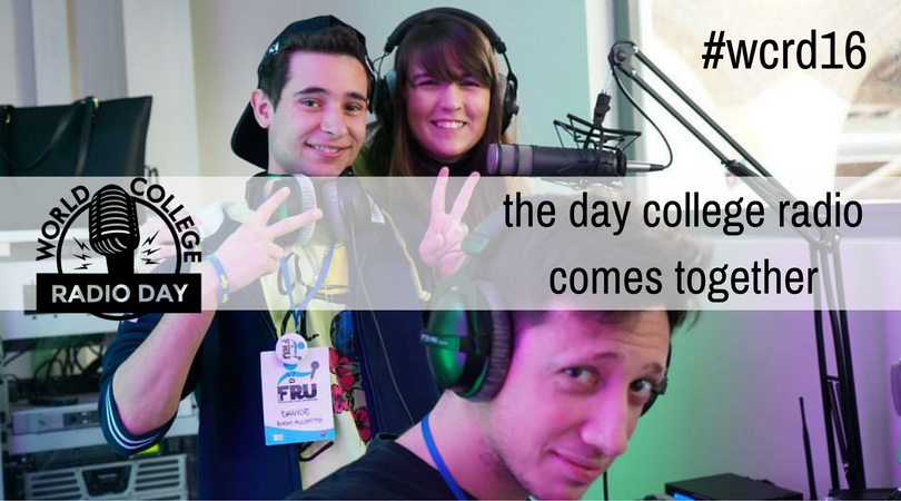 <a href="/IDCRadio/">AudioVersity</a> in now broadcasting live on <a href="/radiojar/">Radiojar</a>
This is #worldcollegeradioday : when #collegeradio stations unite across the globe!
#wcrd16