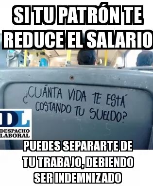 ALaboristas's tweet photo. Porque solo tú sabes cuánto te cuesta ganar tu salario. #notedejes #despidoinjustificado #abogados #abogadoslaboristas https://t.co/3c88ug2778