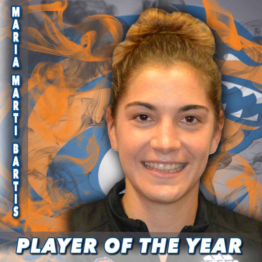 PeachBelt's tweet photo. Here is your women's soccer player of the year Maria Marti Bartis @CSULakers #pbcsoccer https://t.co/sLHUtjngqR