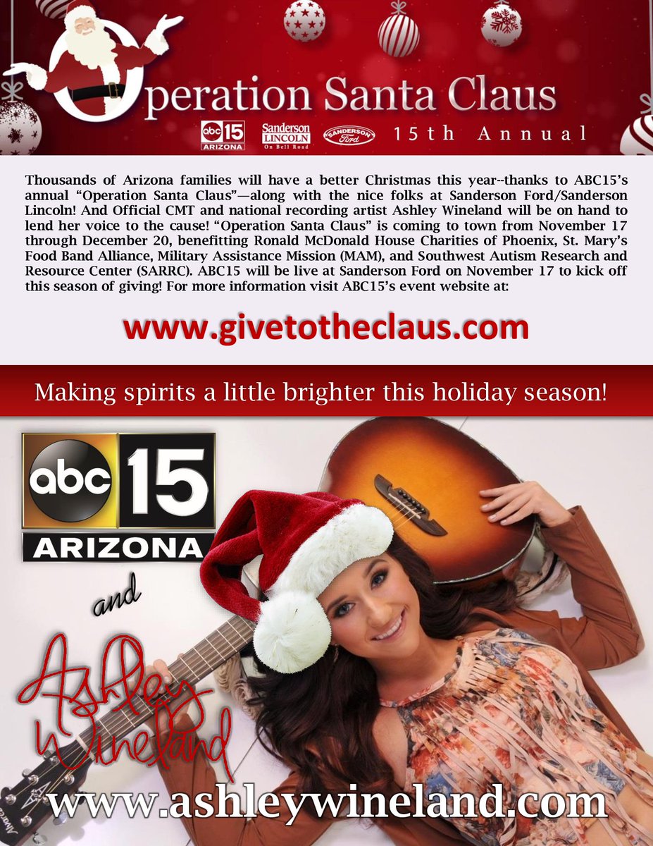 AshleyEWineland's tweet image. I am so honored to be teaming with @ABC15 and @SandersonFordAZ for this incredible event benefiting 4 great charities!